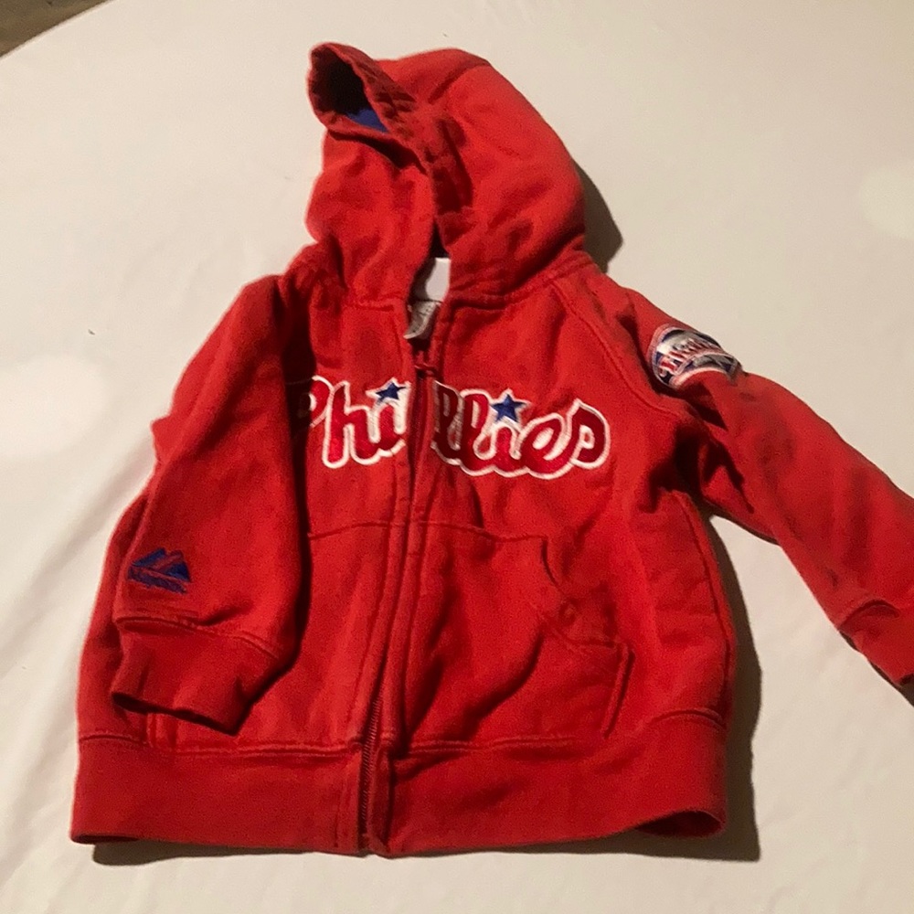 Majestic-Philadelphia Phillies Zip Up Toddler 2T
